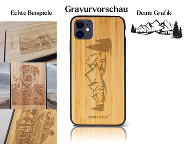 INDIVIDUELL iPhone 11 Bambus-Kunststoff